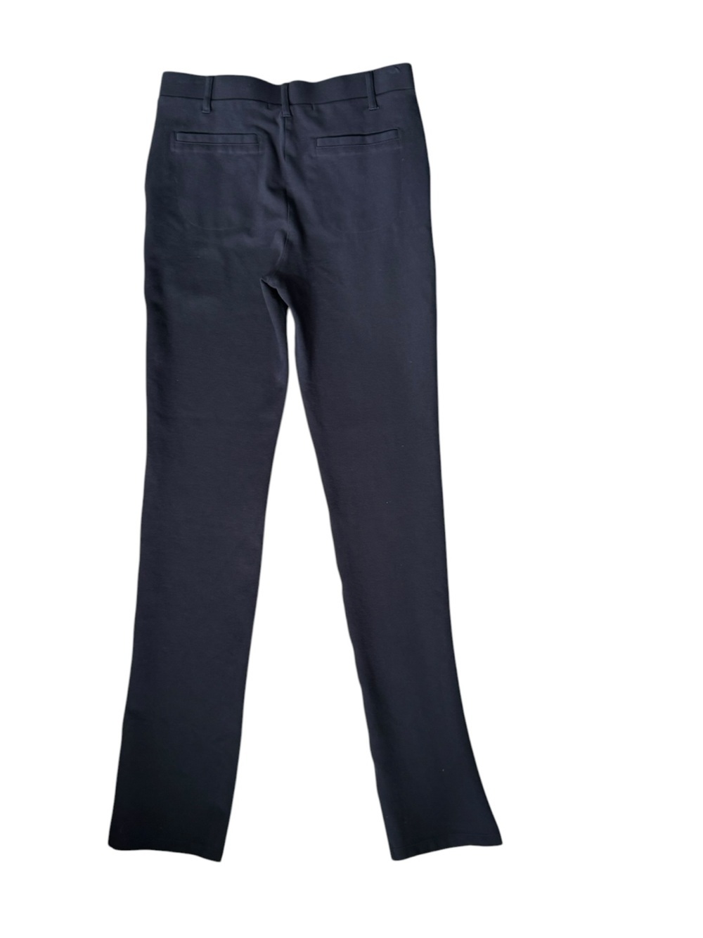 Quince Ultra-Stretch Ponte Straight Leg Pants Navy Small Tall Work Career D454 - Picture 3 of 9